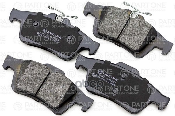 

Колодки тормозные дисковые зад. FORD Focus 11- PART-ONE 1BP185