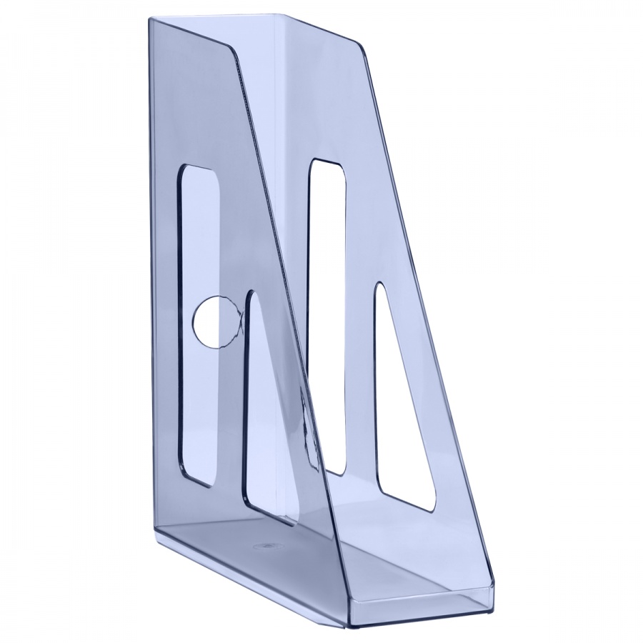 

Лоток для бумаг вертикальный Стамм "Актив", 70мм, тонированный голубой (ЛТВ-31103), 6шт.