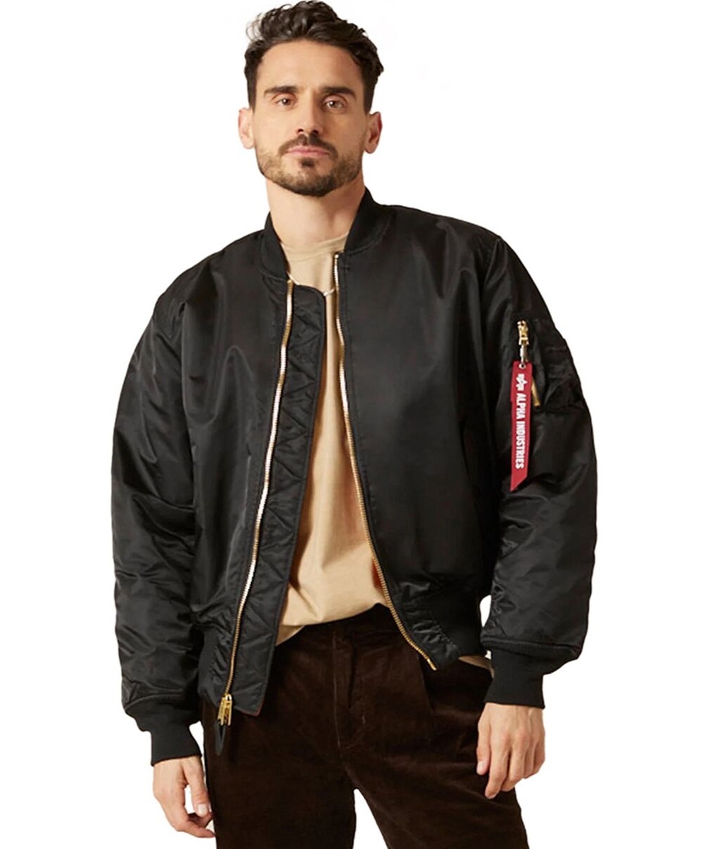 

Бомбер унисекс Alpha Industries MA-1 черный L, MA-1