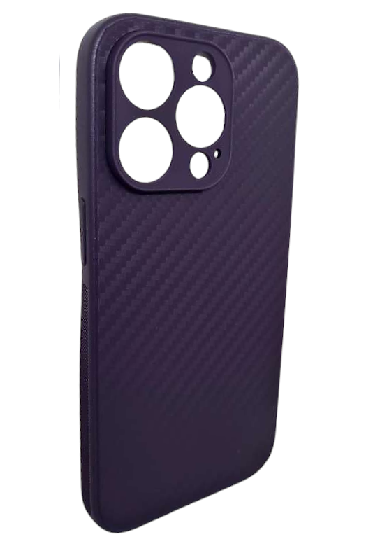 

Чехол-накладка Mariso CARBON для Apple iPhone 14 Pro Max фиолетовый (Фиолетовый)
