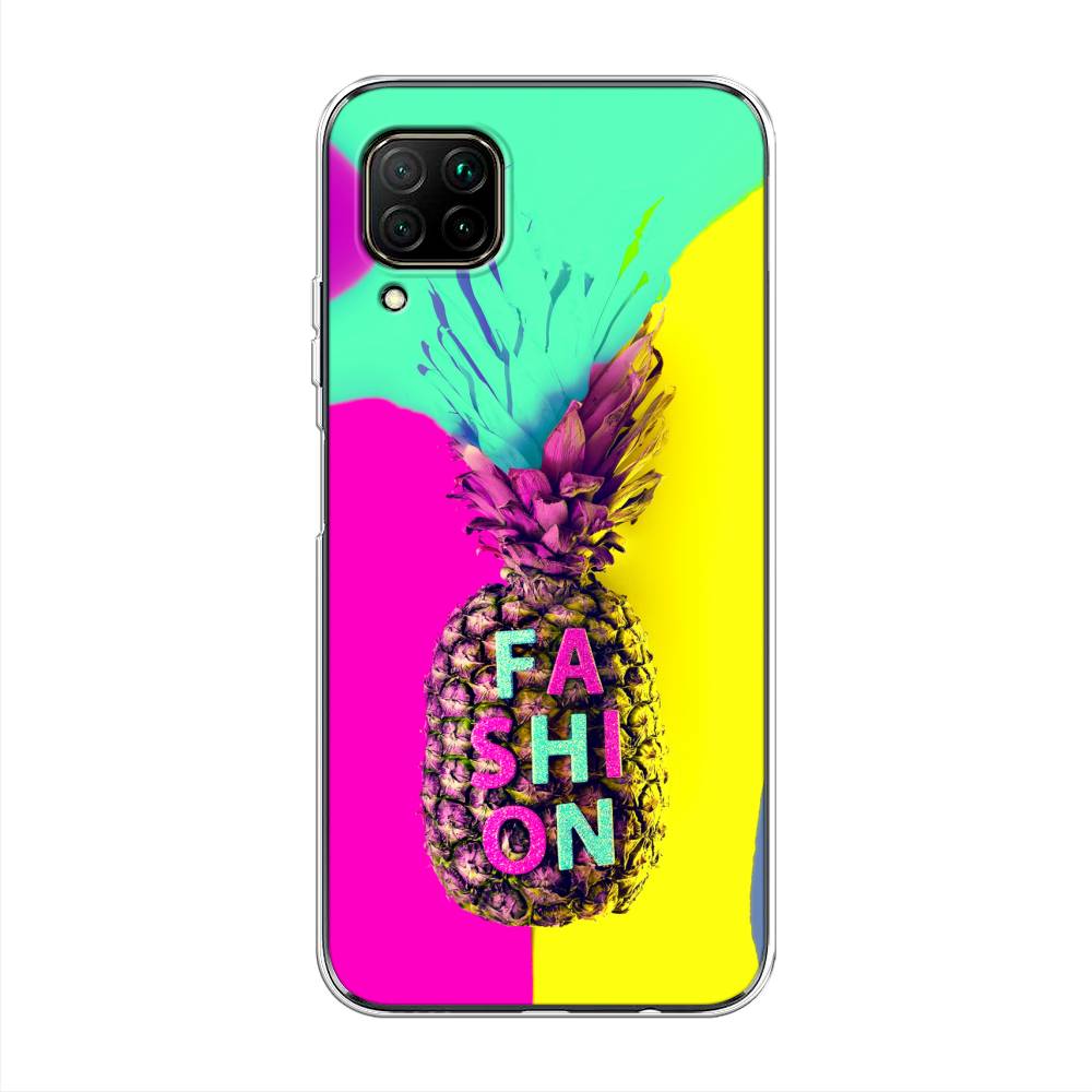 

Чехол Awog на Huawei P40 Lite "Кислотный ананас", Желтый;розовый;голубой, 611650-10