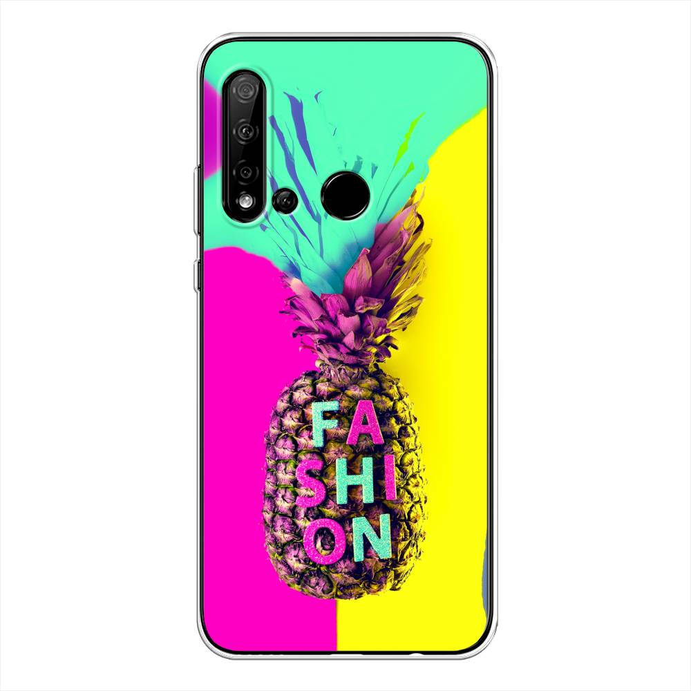 

Чехол Awog на Huawei P20 lite 2019 "Кислотный ананас", Желтый;розовый;голубой, 69750-10