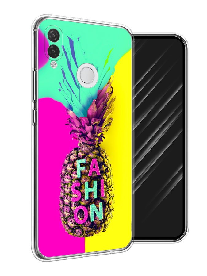 

Чехол Awog на Huawei P Smart Plus "Кислотный ананас", Желтый;розовый;голубой, 68250-10