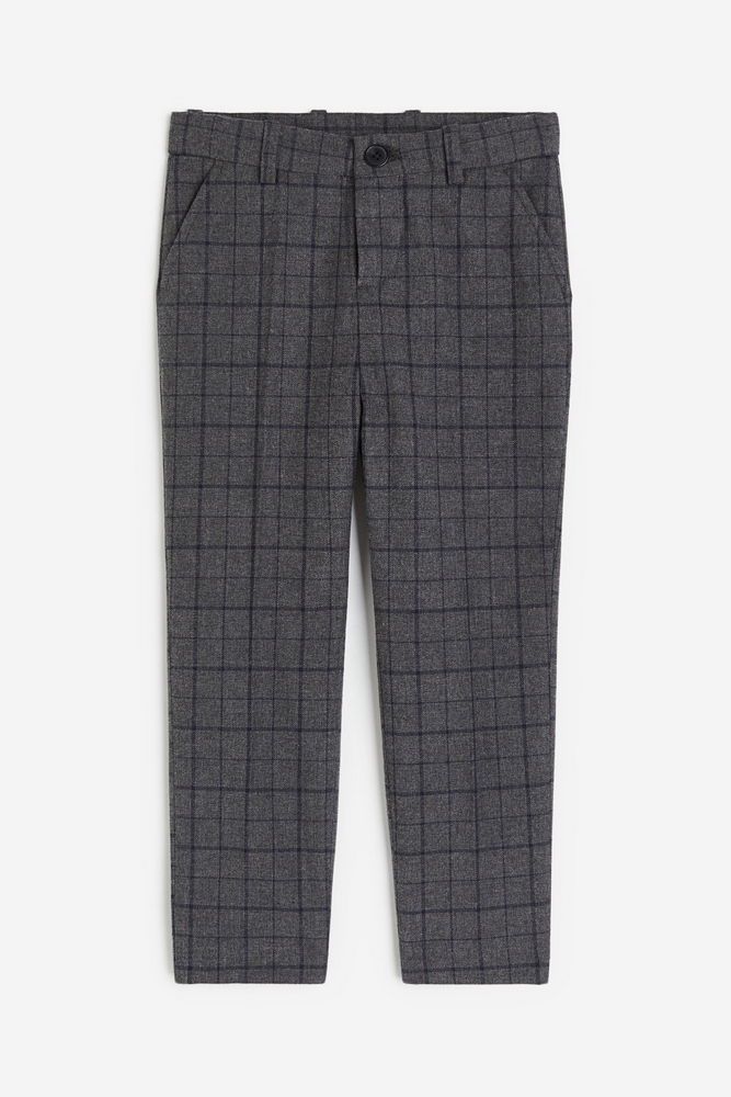 

Брюки детские H&M 1124226, Темно-серый клетчатый, 92, 1124226