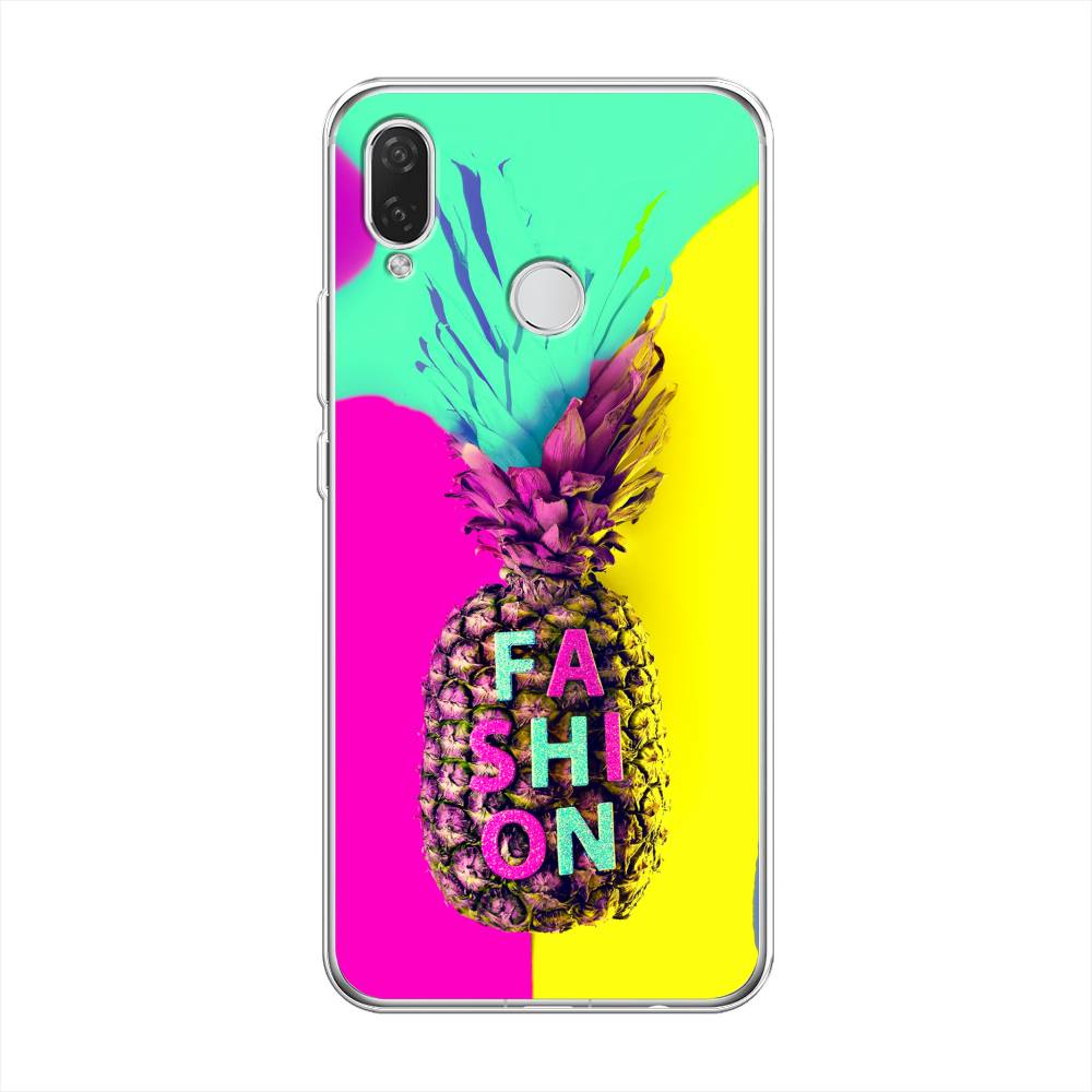

Чехол Awog на Huawei Nova 3i "Кислотный ананас", Желтый;розовый;голубой, 68350-10