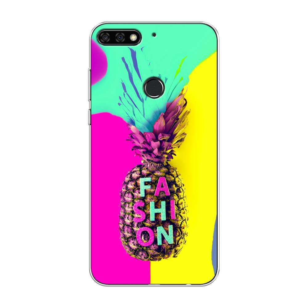 

Чехол Awog на Huawei Nova 2 Lite "Кислотный ананас", Желтый;розовый;голубой, 64650-10