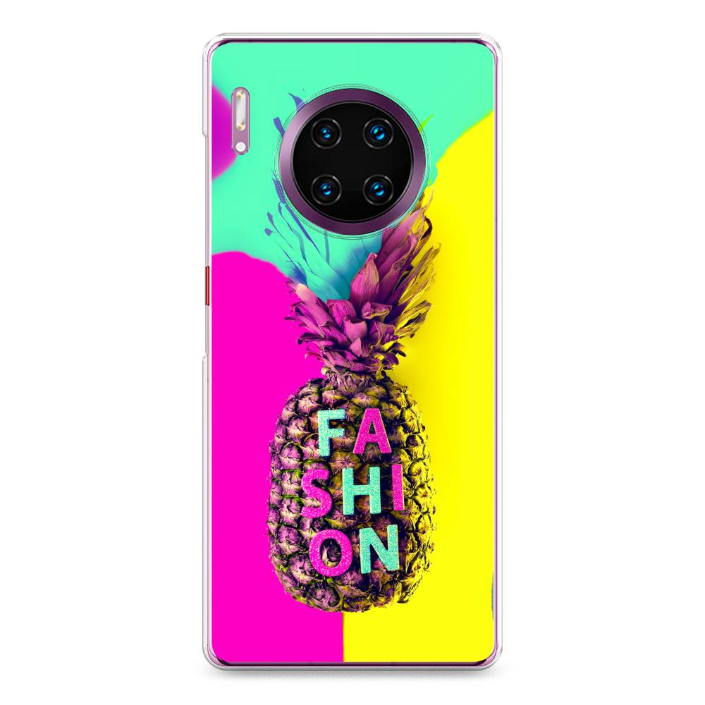 

Чехол Awog на Huawei Mate 30 Pro "Кислотный ананас", Желтый;розовый;голубой, 610450-10