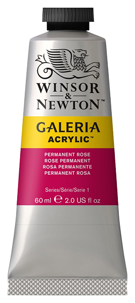 Краска акриловая Winsor&Newton Galeria 60 мл перманентный розовый