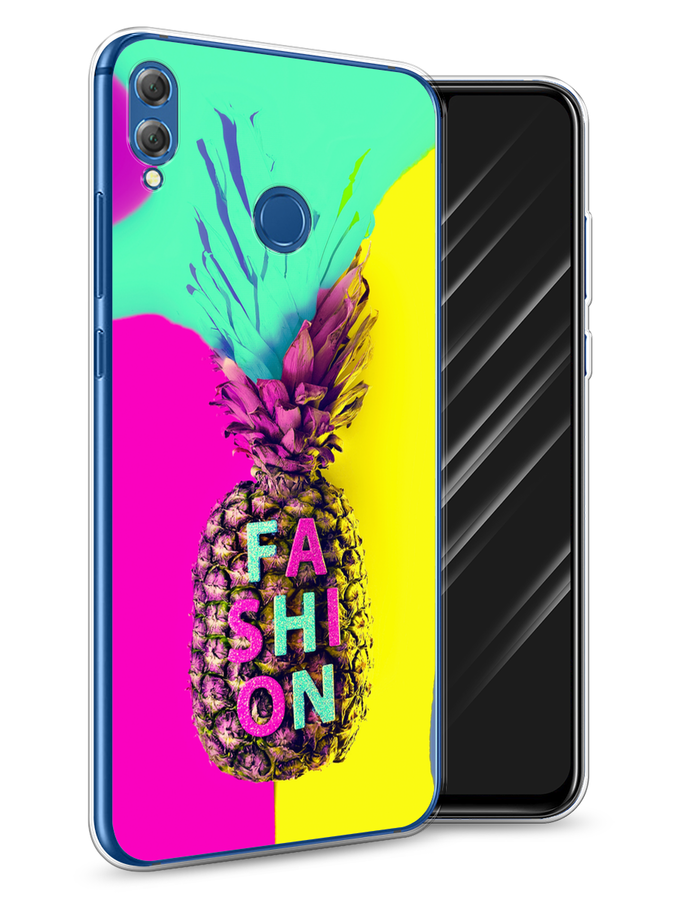 

Чехол Awog на Honor 8X "Кислотный ананас", Желтый;розовый;голубой, 66750-10