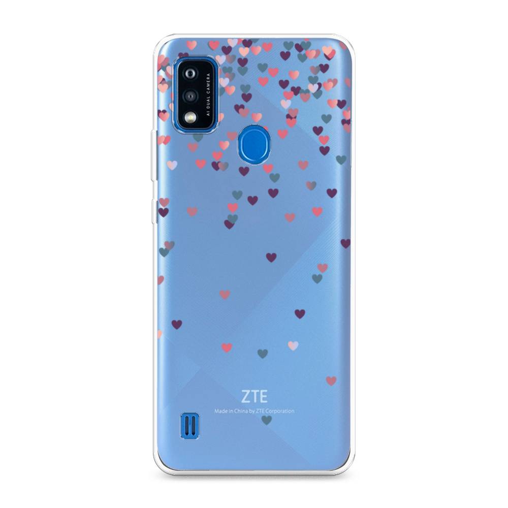 фото Чехол на zte blade a51 "посыпка сердечки" case place