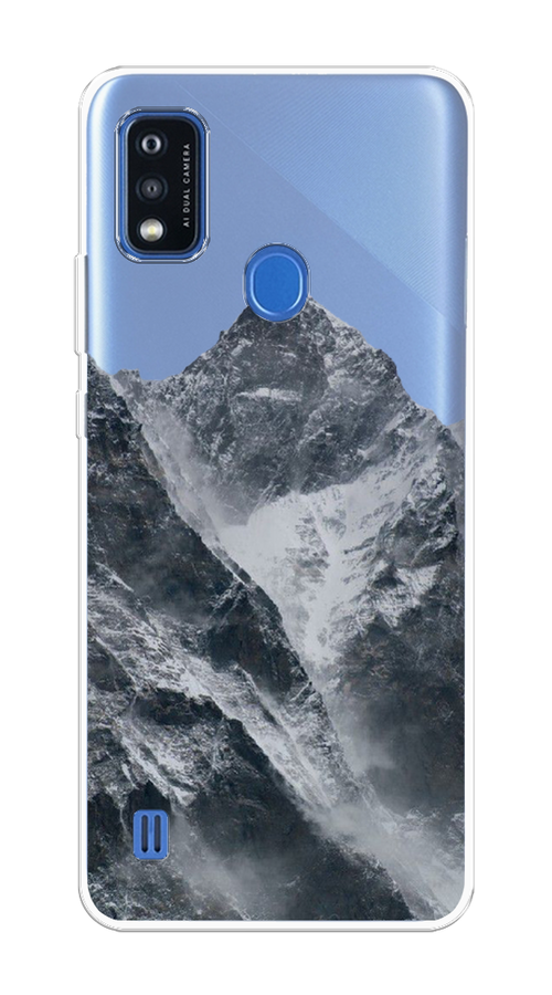 

Чехол на ZTE Blade A51 "Горы арт 4", Серый;бежевый, 134550-2
