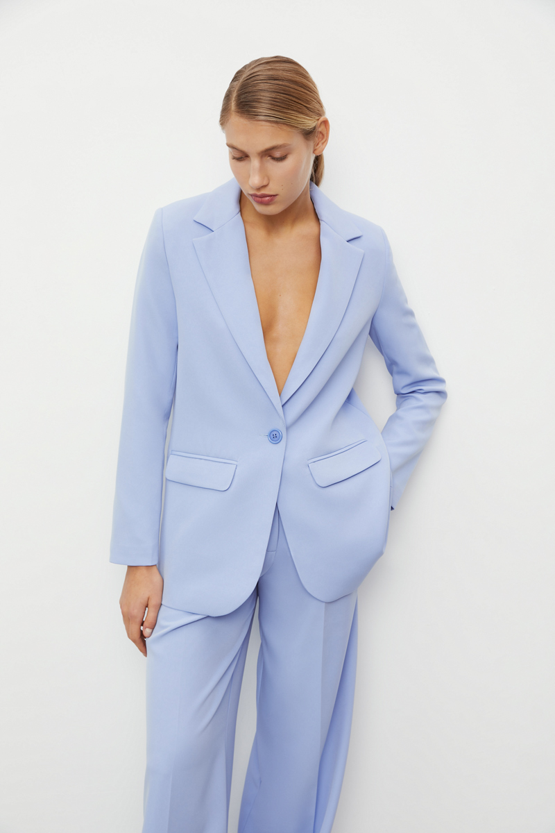 

Пиджак женский Charmstore Ж-015 фиолетовый XS, Ж-015