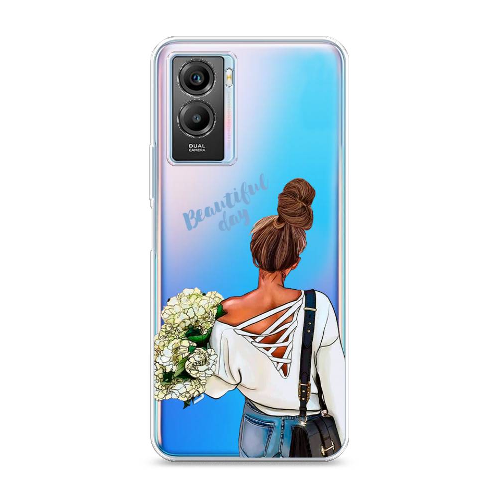 фото Силиконовый чехол "beautiful day vector" на vivo y55s 5g awog