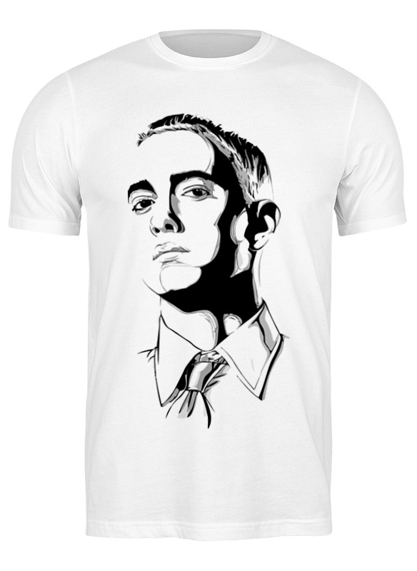 

Футболка мужская Printio Эминем (eminem) белая 2XL, Белый, Эминем (eminem)