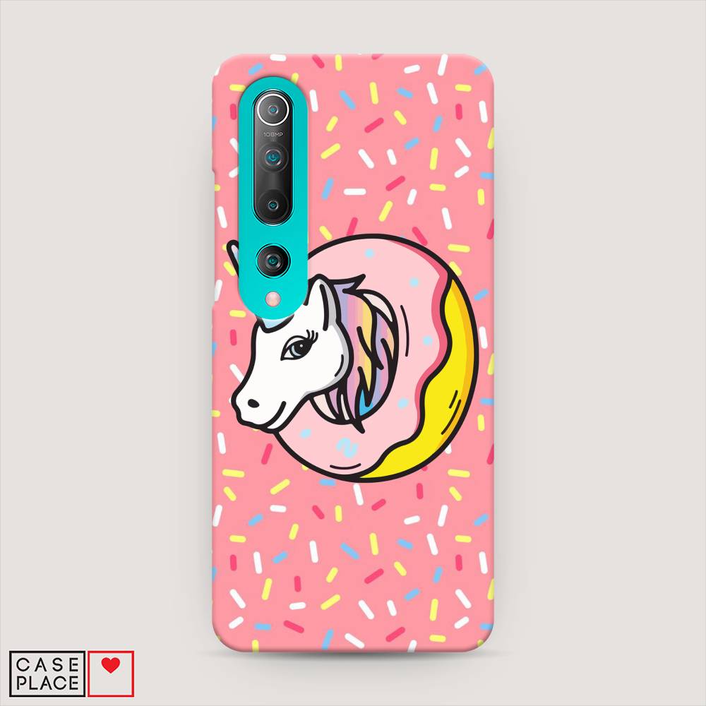 

Пластиковый чехол "Единорог в пончике" на Xiaomi Mi 10, 37520-1