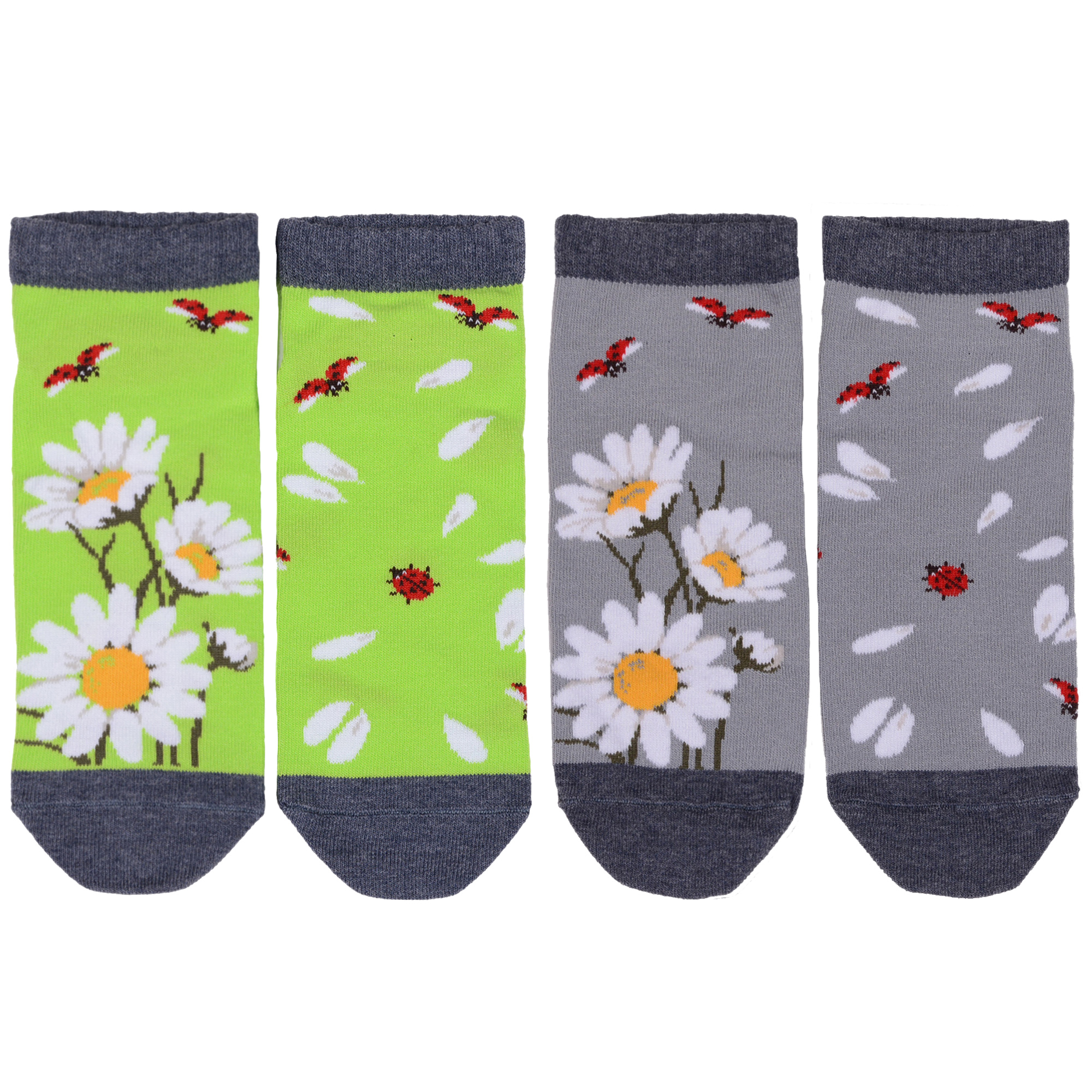 

Носки детские Брестский чулочный комбинат 2-18С3087 цв. зеленый; серый; белый р. 24, 2-18С3087