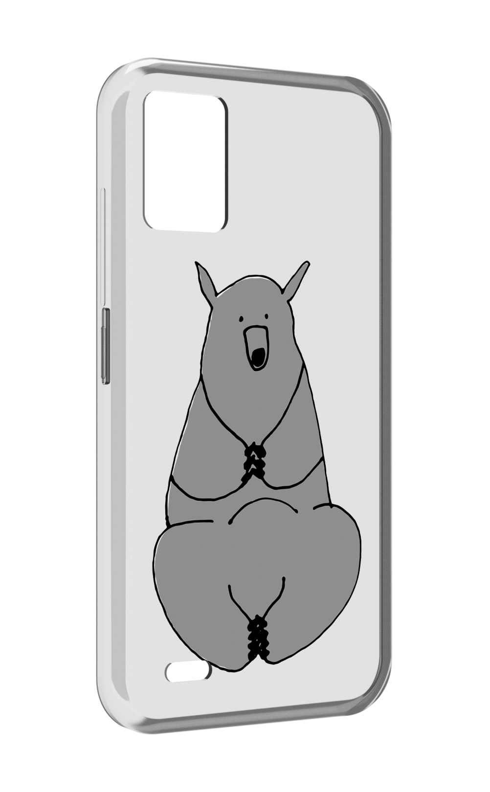

Чехол MyPads Серый медведь для UMIDIGI Bison 1, Прозрачный, Tocco