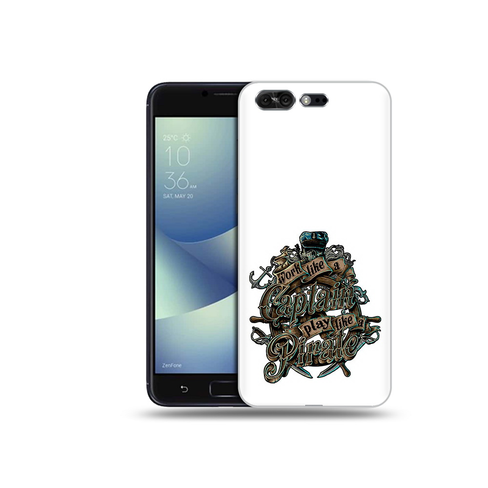 

Чехол MyPads Tocco для Asus ZenFone 4 Pro (ZS551KL) капитан пиратов, Прозрачный, Tocco
