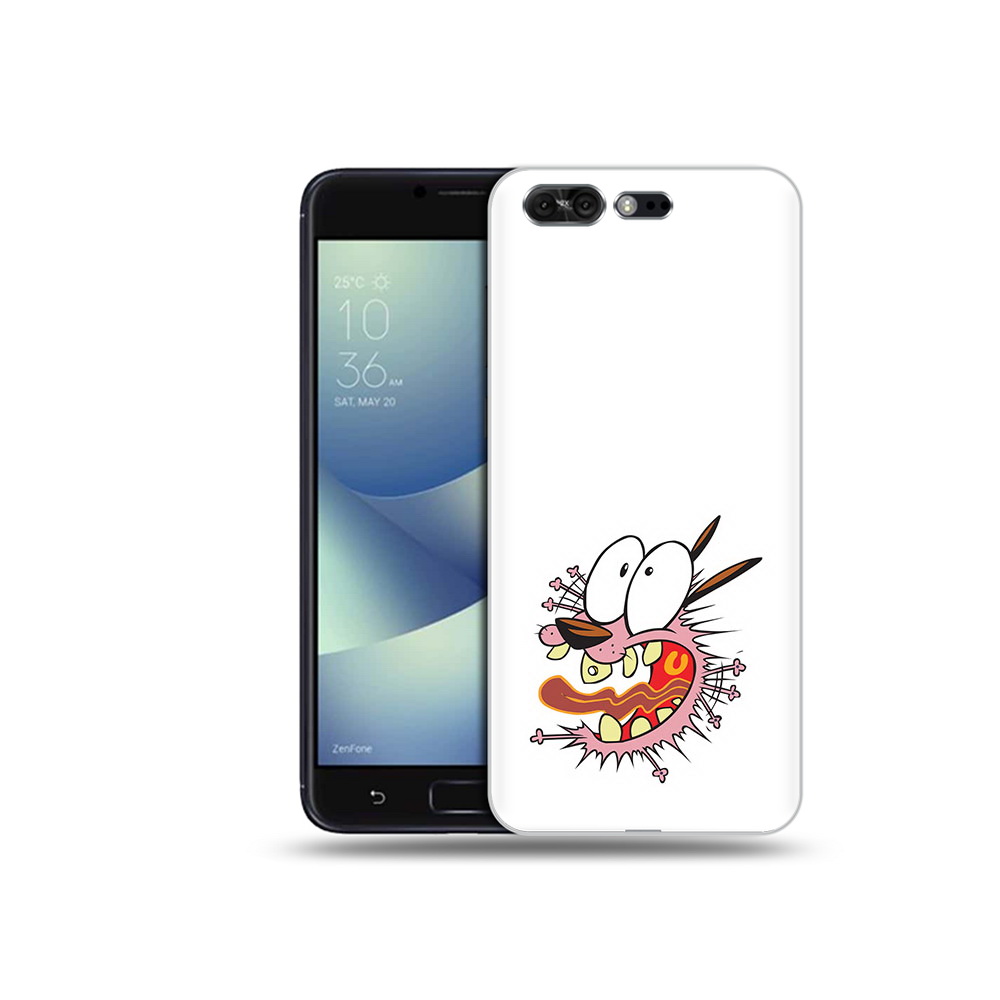 

Чехол MyPads Tocco для Asus ZenFone 4 Pro (ZS551KL) испуганный бобик, Прозрачный, Tocco