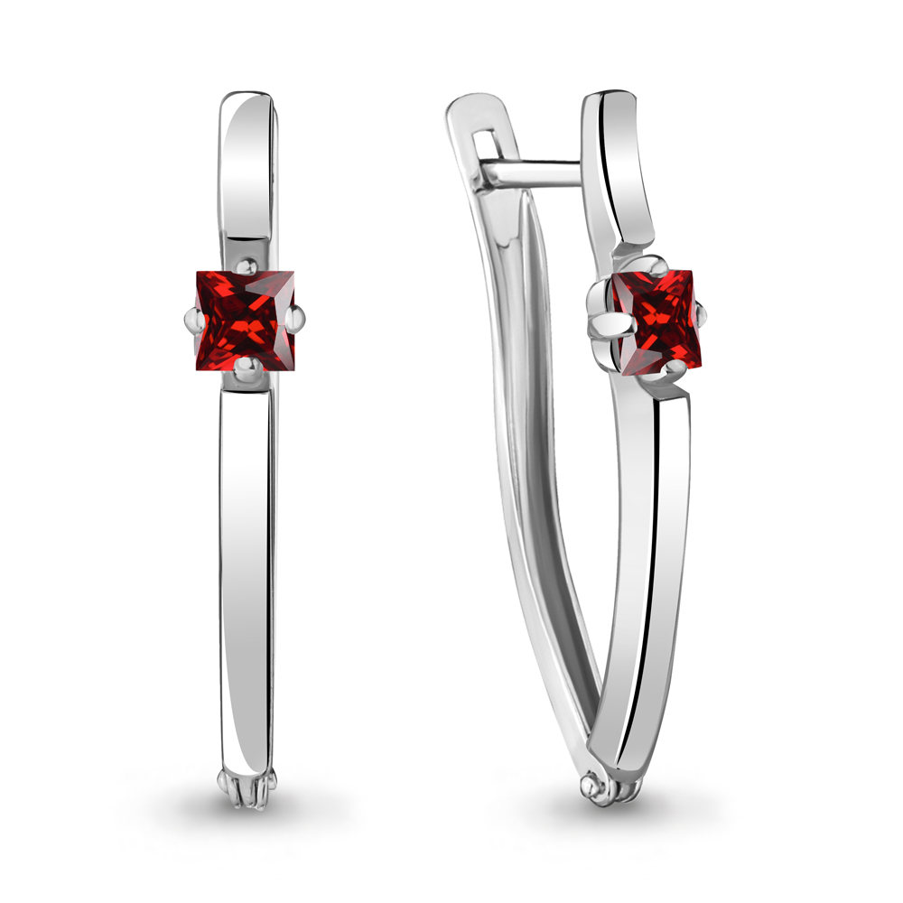 

Серьги из серебра с гранатом Aquamarine 4467603_925_р, 4467603_925_р