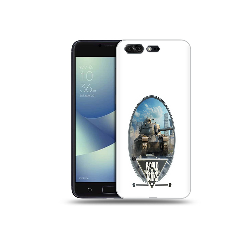 

Чехол MyPads Tocco для Asus ZenFone 4 Pro (ZS551KL) игра с танками, Прозрачный, Tocco