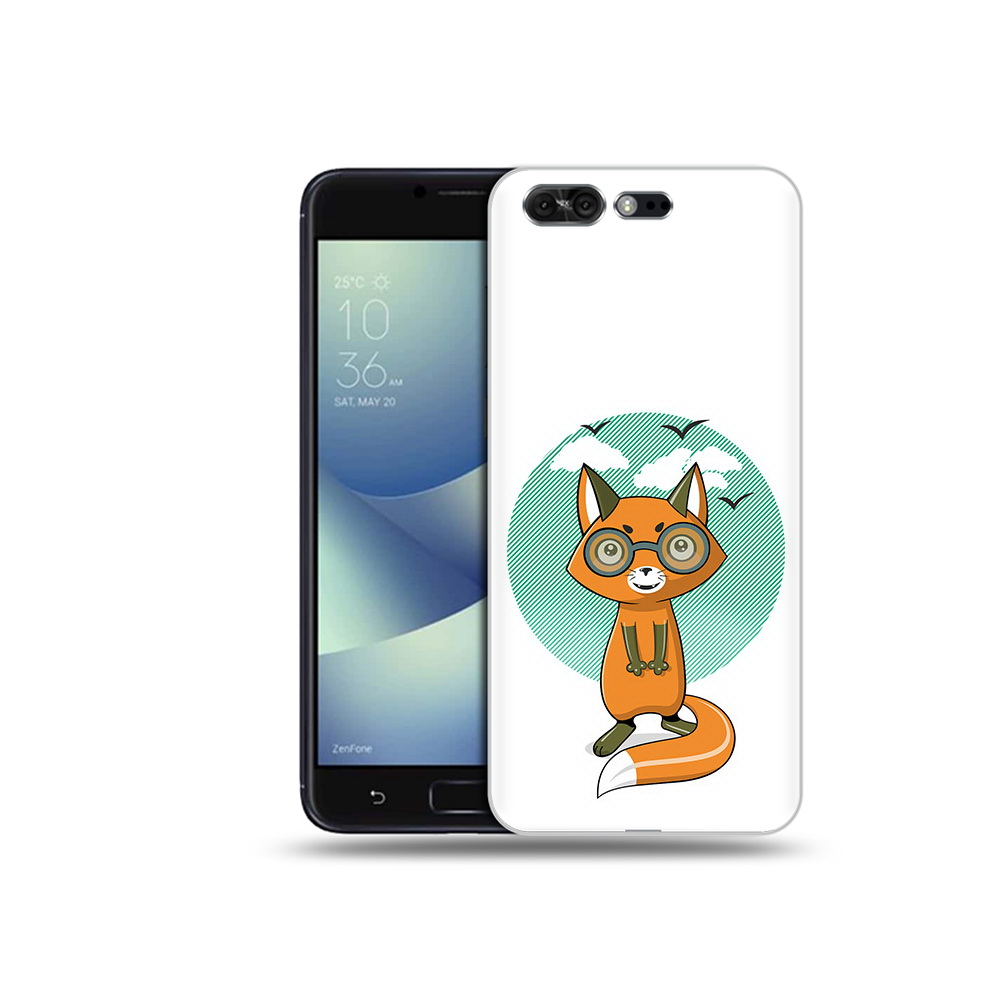 

Чехол MyPads Tocco для Asus ZenFone 4 Pro (ZS551KL) задумчивая лиса, Прозрачный, Tocco