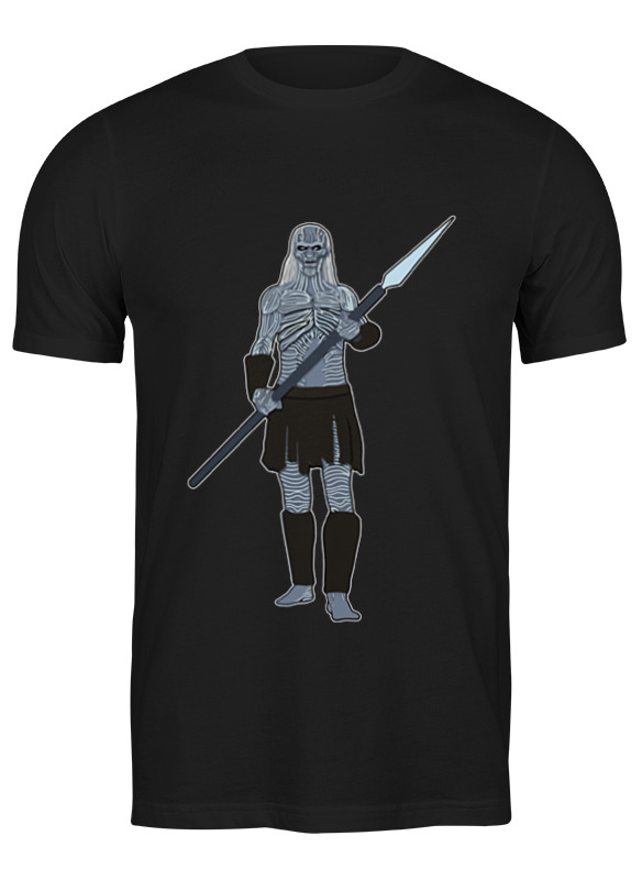 

Футболка мужская Printio White walker (game of thrones) черная 2XL, White walker (game of thrones)