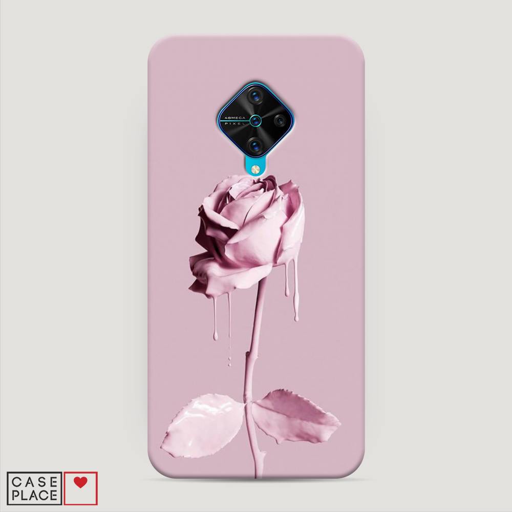 

Пластиковый чехол "Роза в краске" на Vivo Y9s, 262420-6