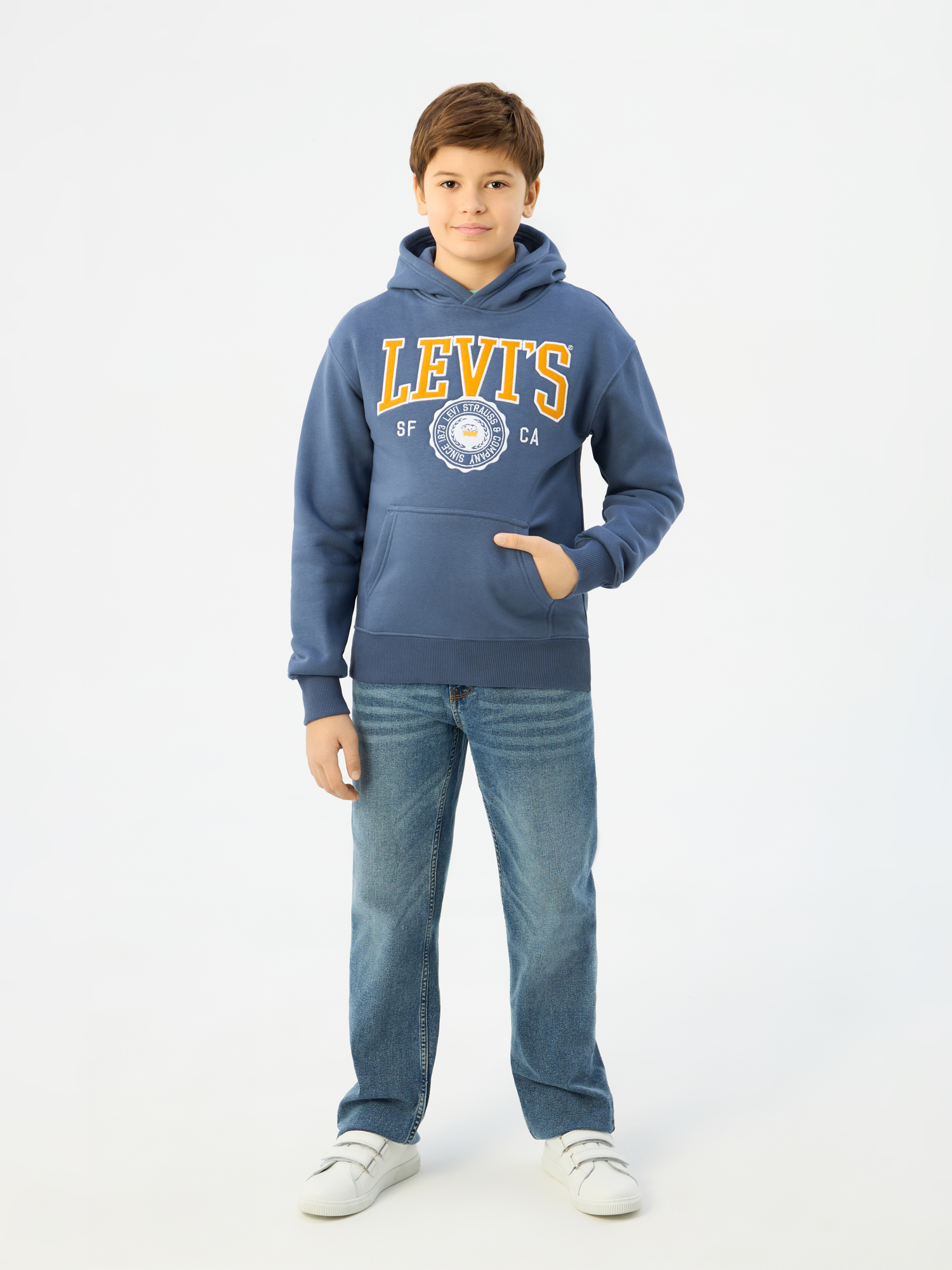 

Джинсы для мальчиков Levi’s Kids 9ED512 синие 16A EU/176 RU, Синий, 9ED512