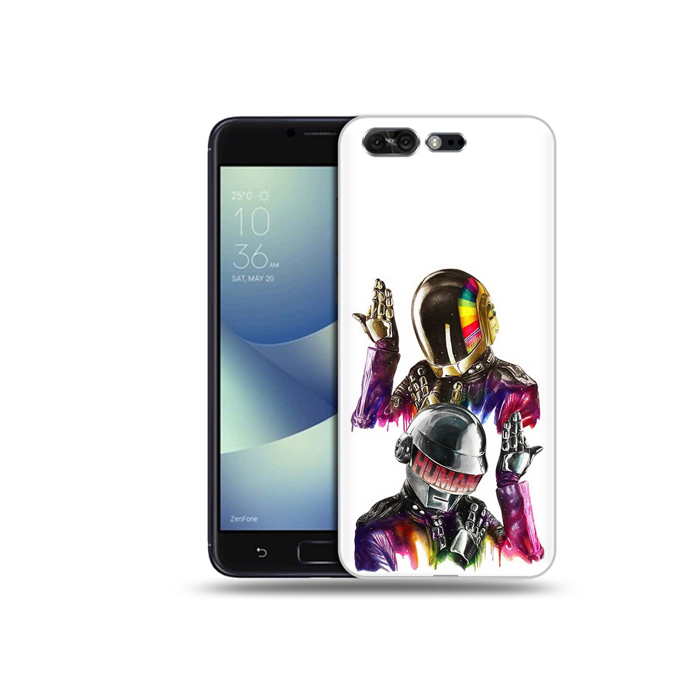 Чехол MyPads Tocco для Asus ZenFone 4 Pro (ZS551KL) диско космонавты