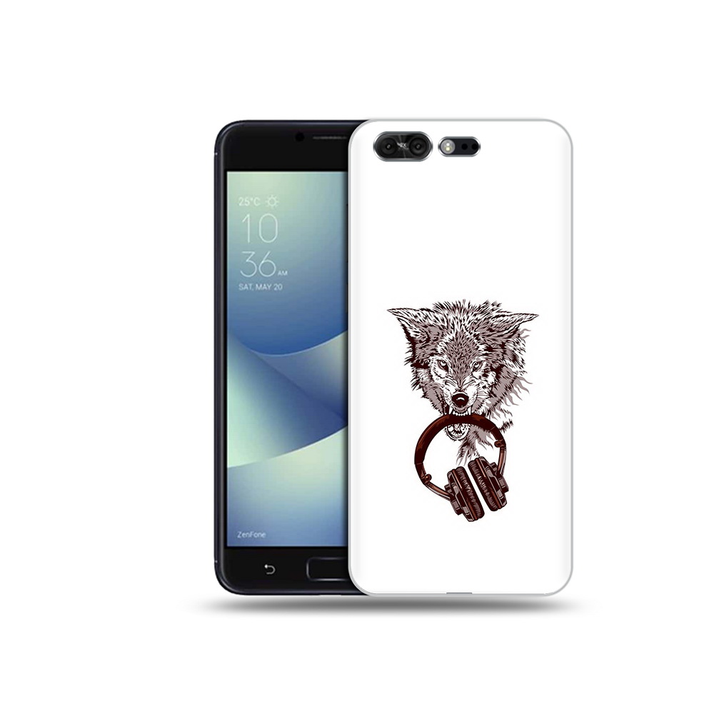 

Чехол MyPads Tocco для Asus ZenFone 4 Pro (ZS551KL) дикий волк, Прозрачный, Tocco