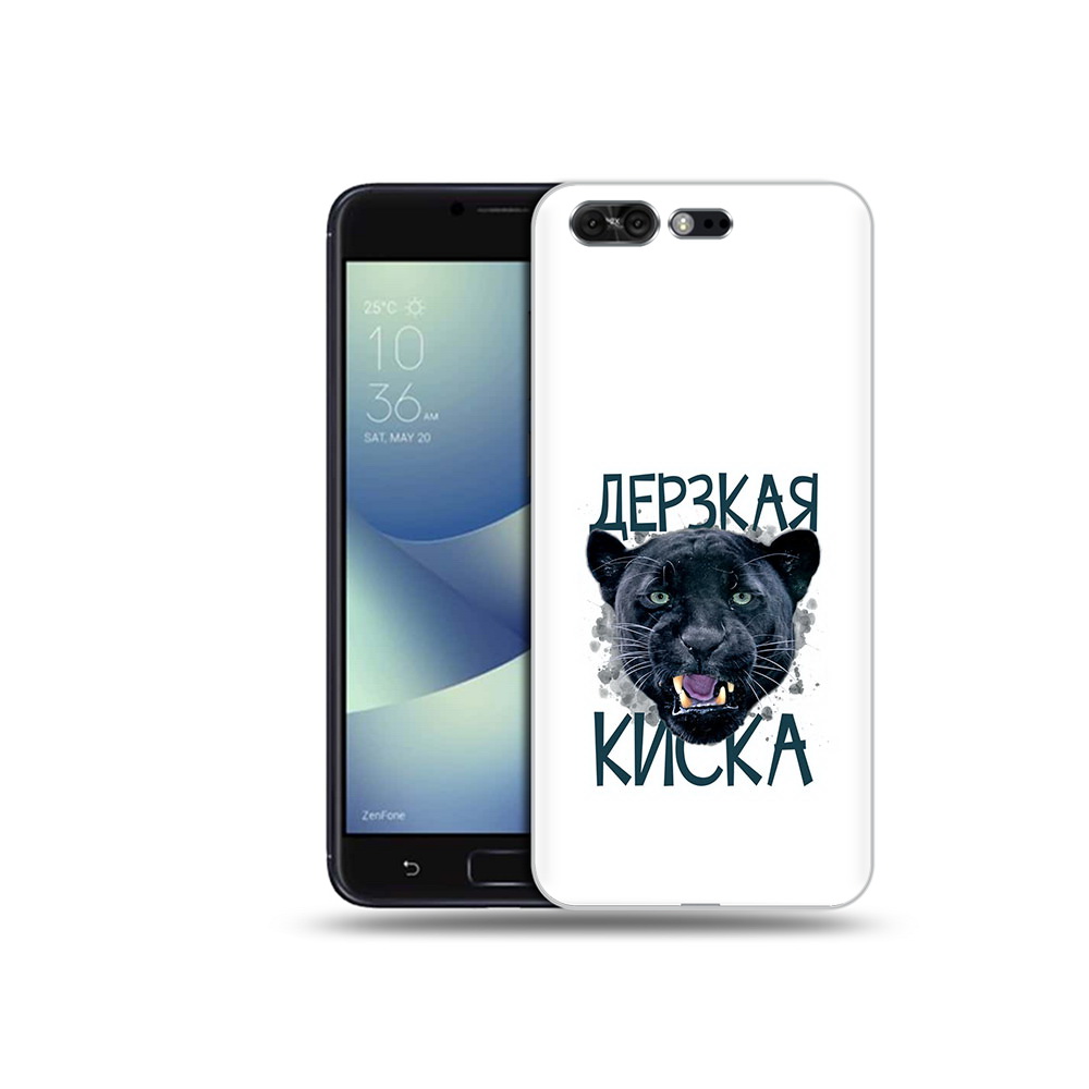 

Чехол MyPads Tocco для Asus ZenFone 4 Pro (ZS551KL) дерзкая киска, Прозрачный, Tocco