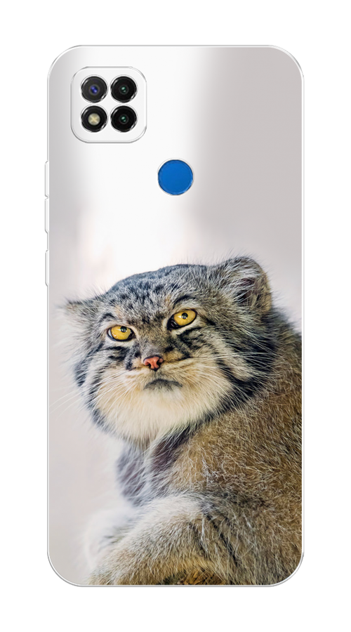 

Чехол на Xiaomi Redmi 9C "Кот манул 1", Серый;белый;желтый, 39050-1