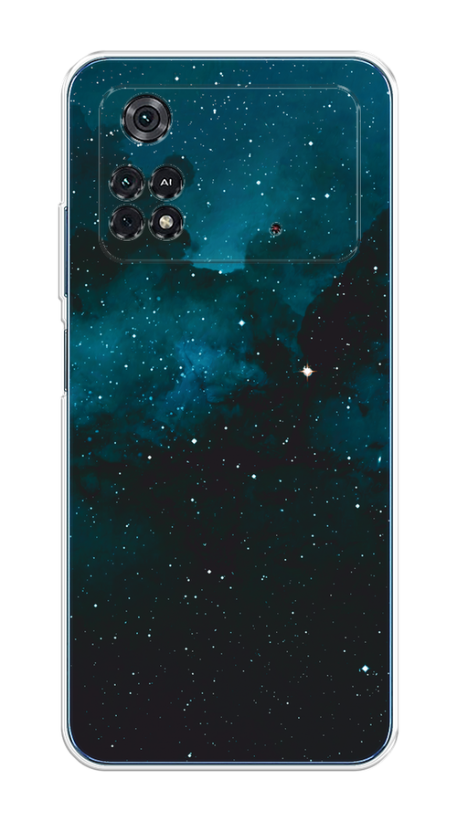 

Чехол на Poco M4 Pro 4G "Синий космос", 313050-2