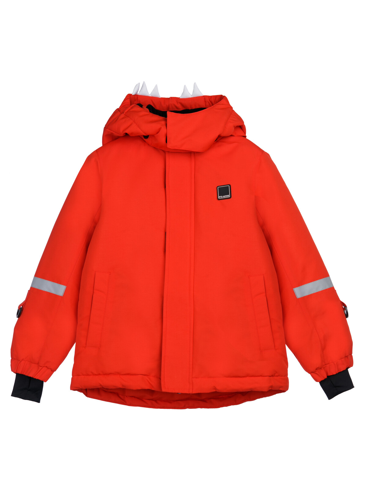 Куртка текстильная с полиуретановым покрытием для мальчиков PlayToday, красный, 122