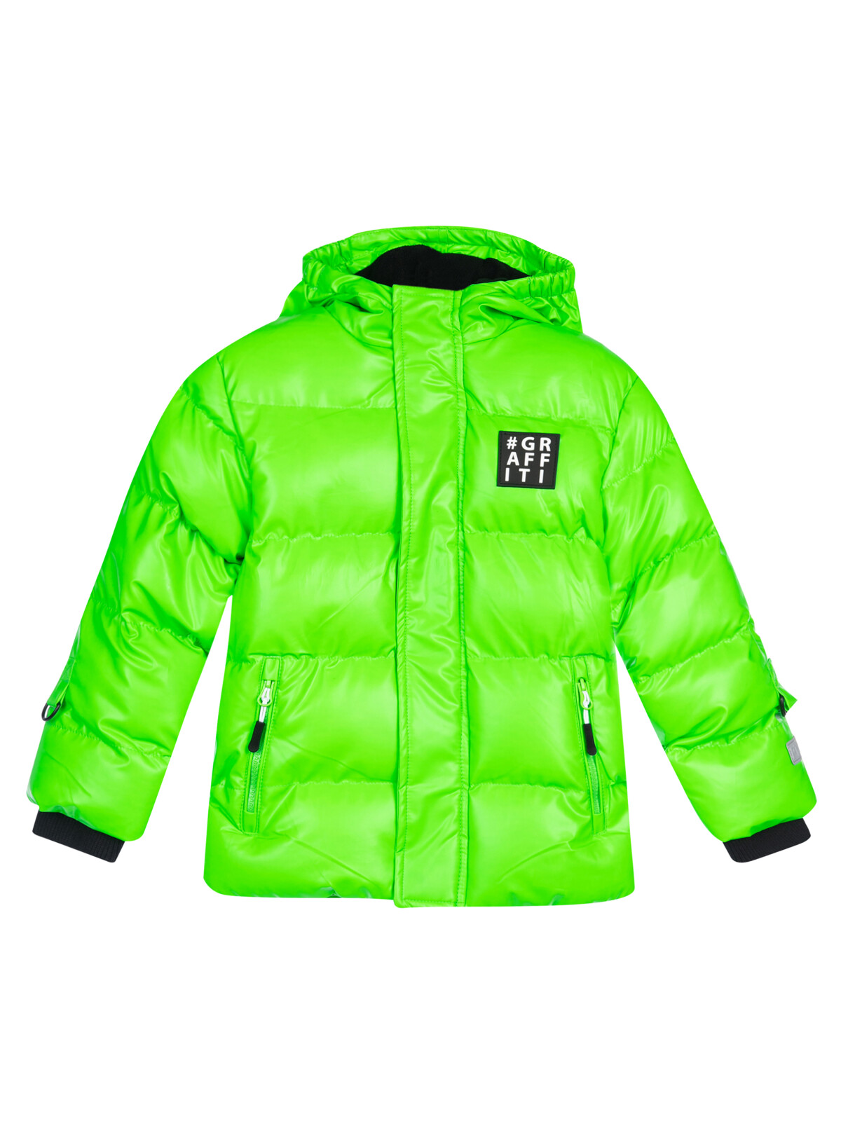 Куртка текстильная с полиуретановым покрытием для мальчиков PlayToday, зеленый, 98