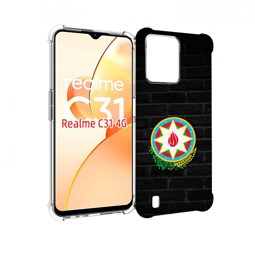 

Чехол MyPads герб азербаиджана для OPPO Realme C31, Прозрачный, Tocco
