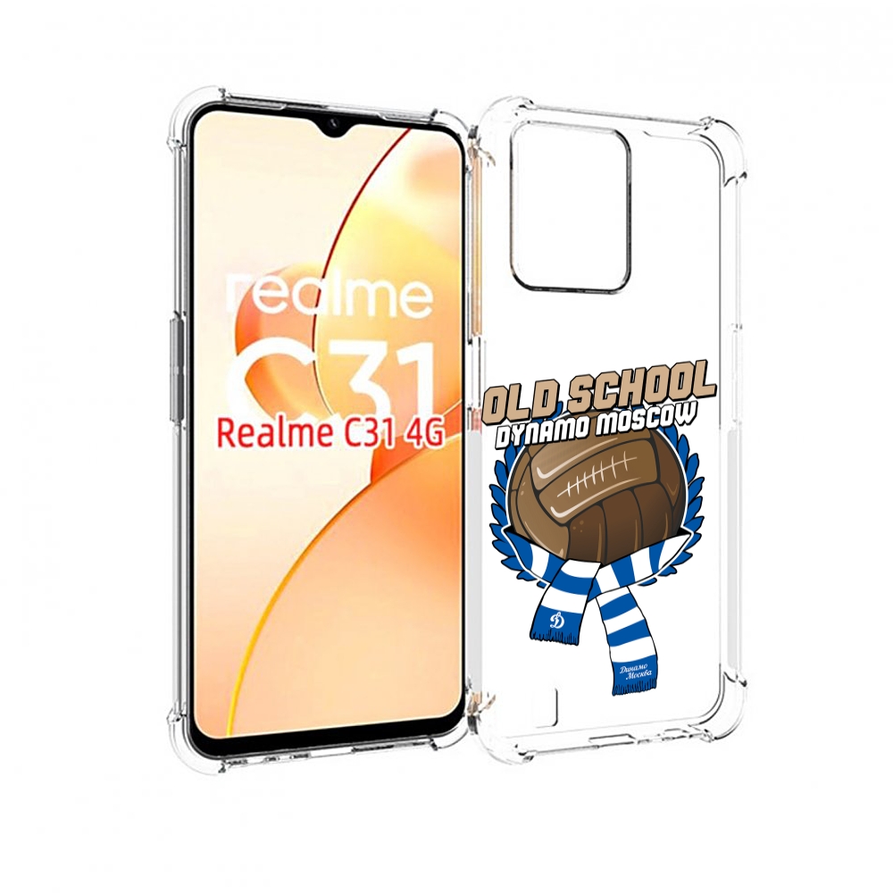

Чехол MyPads ФК Динамо олд скул для OPPO Realme C31, Прозрачный, Tocco