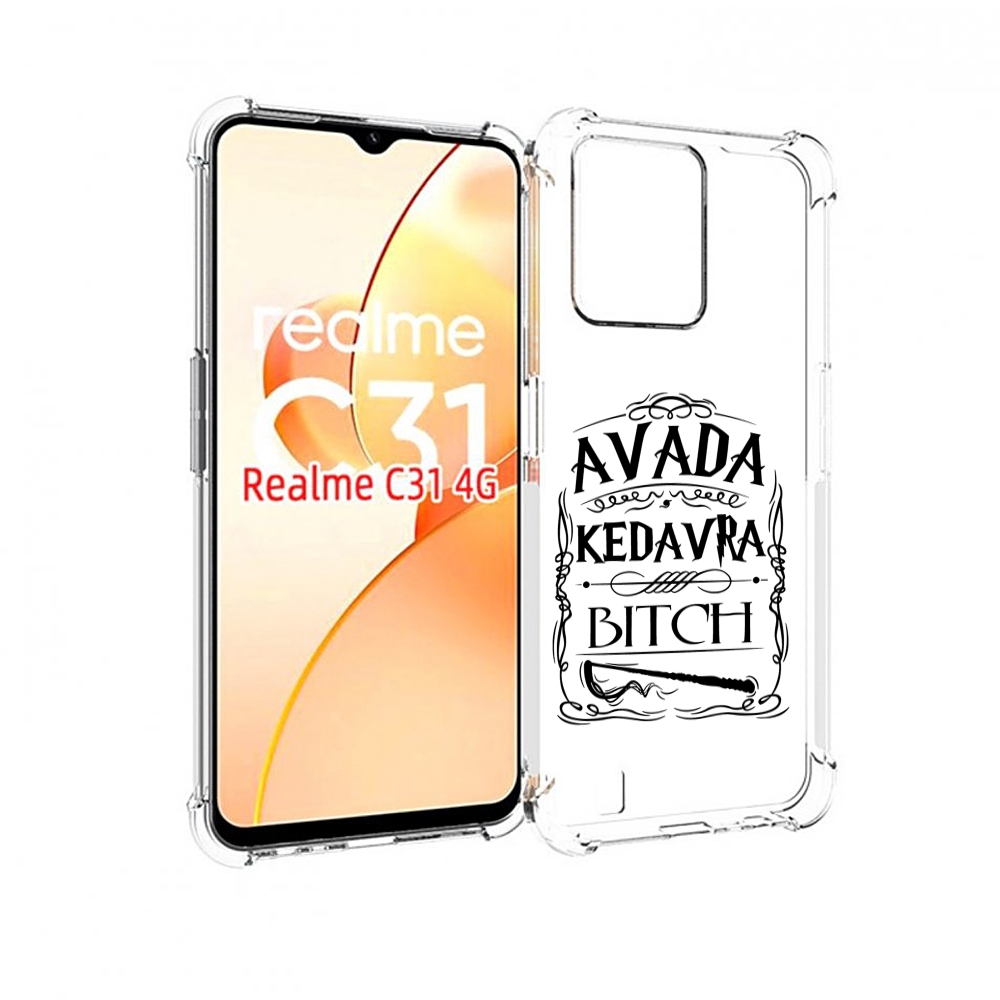 

Чехол MyPads гарри-потер-заклинание для OPPO Realme C31, Прозрачный, Tocco