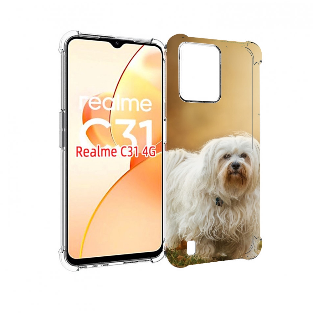 

Чехол MyPads гаванскии бишон для OPPO Realme C31, Прозрачный, Tocco