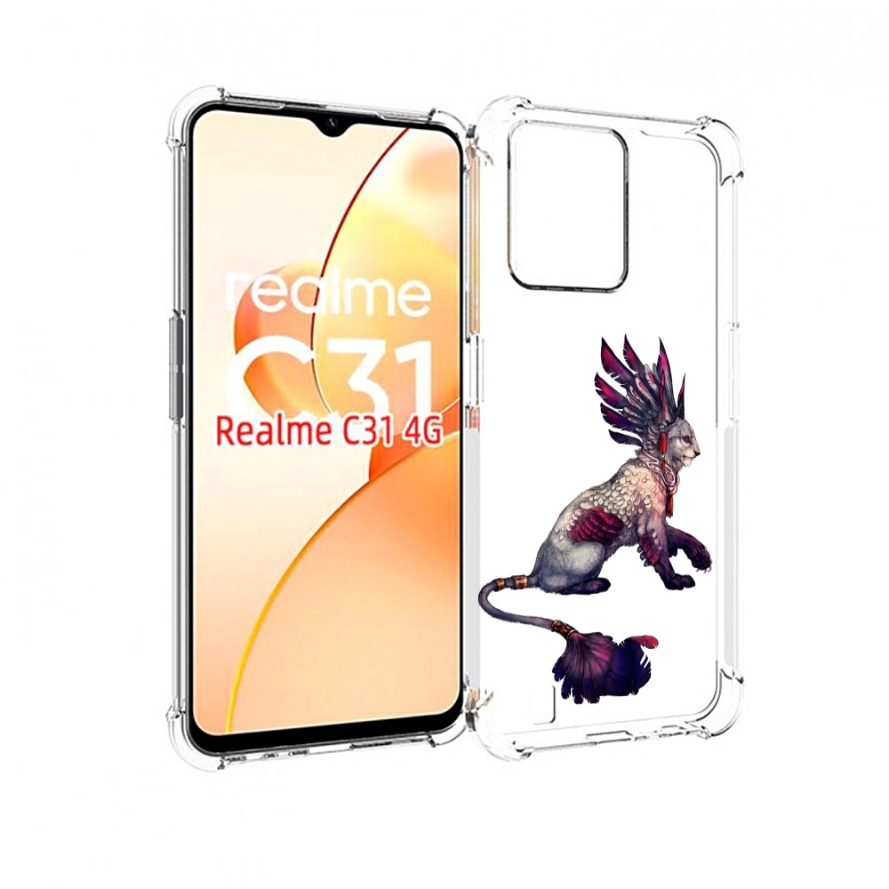 

Чехол MyPads волшебная-пума для OPPO Realme C31, Прозрачный, Tocco