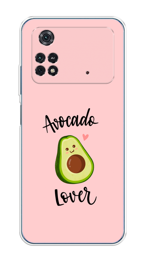 

Чехол на Poco M4 Pro 4G "Avocado lover", Розовый;зеленый, 313050-6