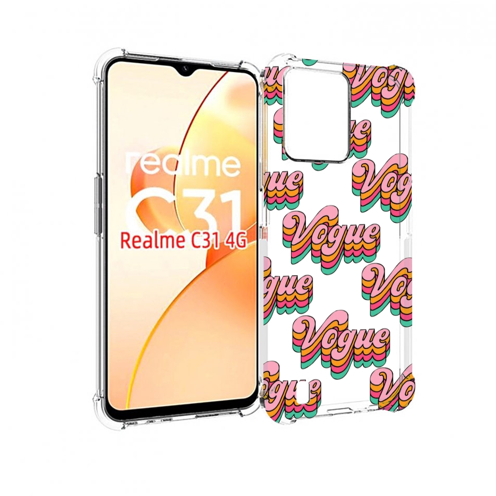 

Чехол MyPads вогуе для OPPO Realme C31, Прозрачный, Tocco