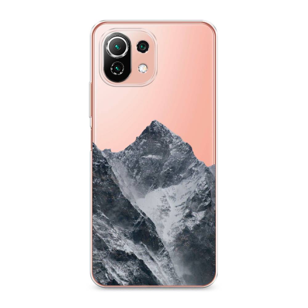 

Чехол на Xiaomi Mi 11 Lite/5G NE "Горы арт 4", Серый;бежевый, 310250-2