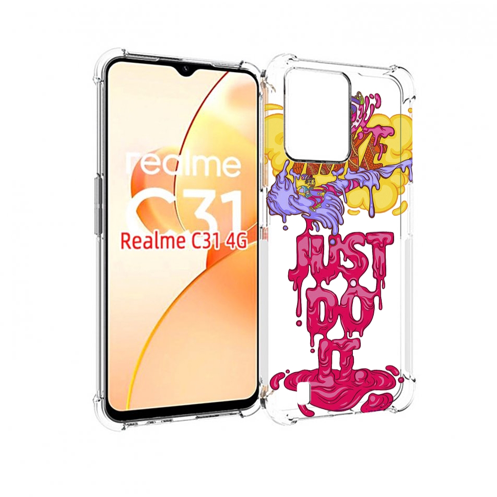 

Чехол MyPads вкусный найк для OPPO Realme C31, Прозрачный, Tocco