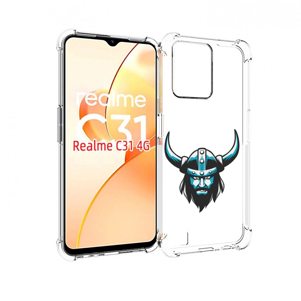

Чехол MyPads викинг для OPPO Realme C31, Прозрачный, Tocco