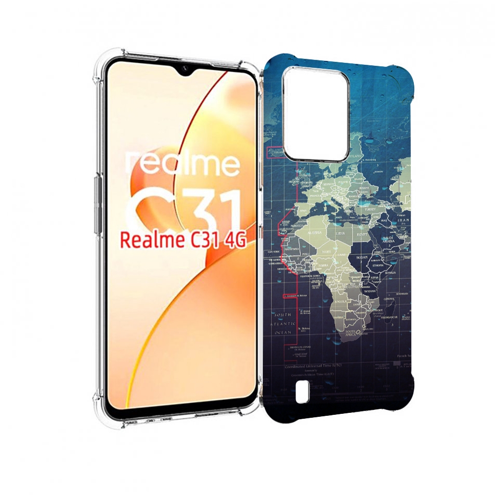 

Чехол MyPads бункер-анклава для OPPO Realme C31, Прозрачный, Tocco