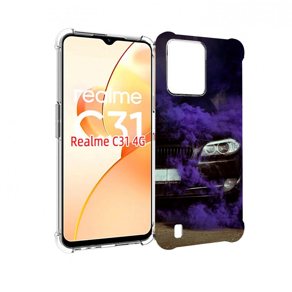 

Чехол MyPads бмв-с-фиолетовым-дымом мужской для OPPO Realme C31, Прозрачный, Tocco