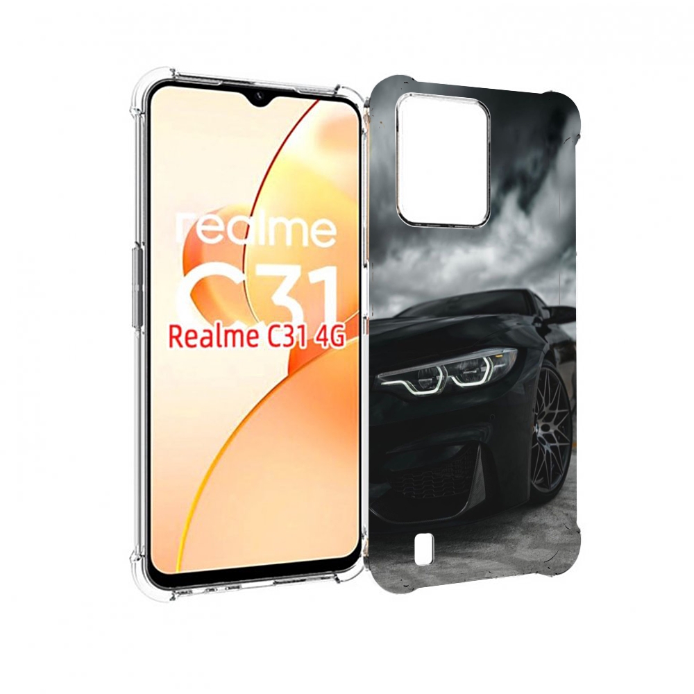 

Чехол MyPads бмв М3 мужской для OPPO Realme C31, Прозрачный, Tocco