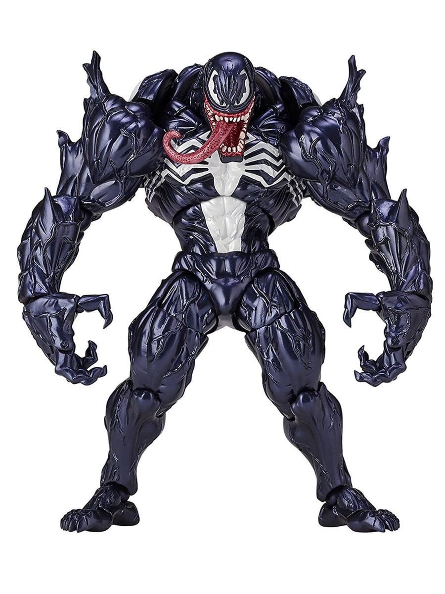 Фигурка StarFriend Веном Venom, подвижная, аксессуары, 16 см фигурка карнаж с сетями веном carnage venom подвижная 15 см